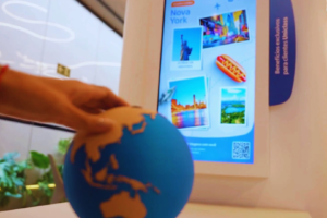 co-creation in retail with interactive digital screen and customer participation in store